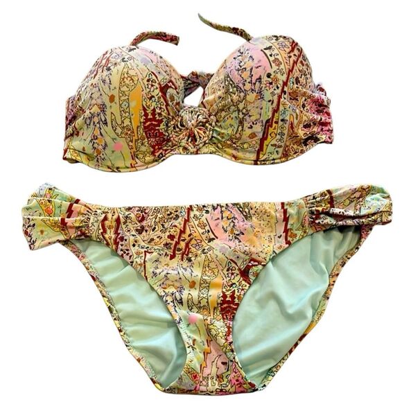 VICTORIA’S SECRET | underwire bikini set 32DD top M bottom - Picture 1 of 7